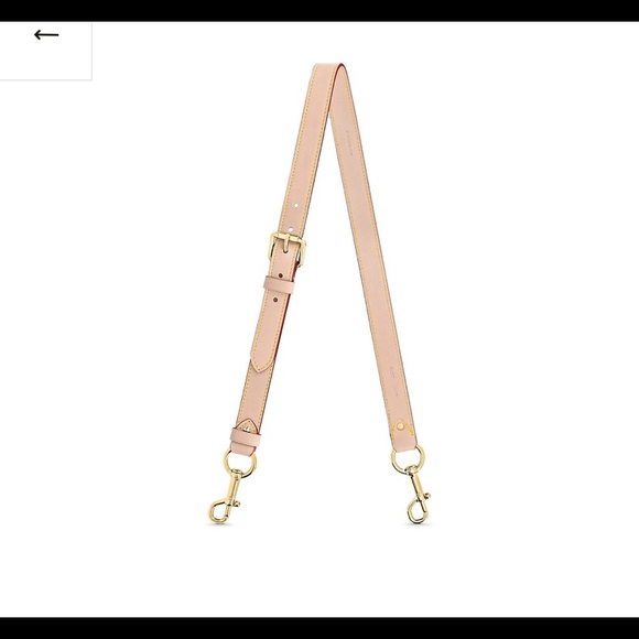 Louis Vuitton vachetta leather shoulder strap. - Picture 1 of 8